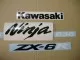 Kawasaki ZX-6R 2005 - Grüne Version - Dekorset