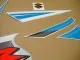 Suzuki GSX-R 750 2006 - Weiß/Blaue Version - Dekorset