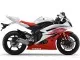Yamaha YZF-R6 RJ11 2006 - Weiß/Rote Version - Dekorset