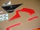 Honda CBR 600 F4 Sport 2001 - Rot/Schwarze Version - Dekorset