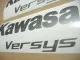 Kawasaki Versys 650 2008 - Blaue Version - Dekorset