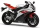 Yamaha YZF-R6 RJ15 2008 - Weiß/Rote Version - Dekorset