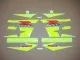 Suzuki GSX-R 600 2004-2005 - Neon-Gelb - Custom-Dekorset