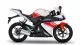 Yamaha YZF-R125 2008 - Weiß/Rote Version - Dekorset