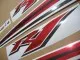 Yamaha YZF-R1 2009-2012 - Chrome-Rot - Custom-Dekorset