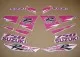 Suzuki GSX-R 750 1994 - Silber/Pinke Version - Dekorset
