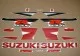 Suzuki GSX-R 750 2004-2005 - Rot/Schwarz - Custom-Dekorset