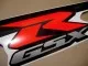 Suzuki GSX-R 750 2004-2005 - Rot/Schwarz - Custom-Dekorset