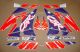 Honda CBR 900RR 1993 - Weiß/Lila/Rote Version - Dekorset