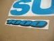 Suzuki GSX-R 1000 Universal - Hellblau - Custom-Dekorset