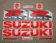 Suzuki GSX-R 1000 Universal - Neon-Rot - Custom-Dekorset