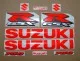 Suzuki GSX-R 750 Universal - Neon-Rot - Custom-Dekorset