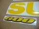 Suzuki GSX-R 600 Universal - Gelb - Custom-Dekorset