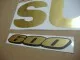 Suzuki GSX-R 600 Universal - Gebürstetes Gold - Custom-Dekorset