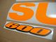 Suzuki GSX-R 600 Universal - Neon-Orange - Custom-Dekorset