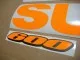 Suzuki GSX-R 600 Universal - Neon-Orange - Custom-Dekorset