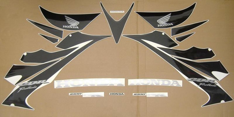 250x350mm schwarzer Carbon-Aufkleber (Board) - Motorradteile