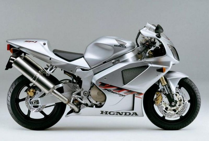 Honda Vtr 1000 01 Silver Decalset