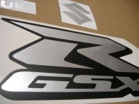 Suzuki GSX-R 1000 Universal - Brushed Aluminium - Custom-Decalset