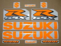 Suzuki GSX-R 1000 Universal - Neon-Orange - Custom-Decalset
