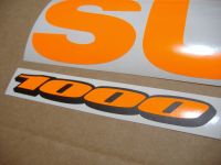 Suzuki GSX-R 1000 Universal - Neon-Orange - Custom-Decalset