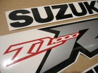 Suzuki TL 1000R 2000 - Yellow Version - Decalset