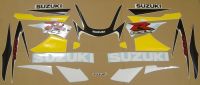 Suzuki GSX-R 600 2002 - Yellow/Black Version - Decalset