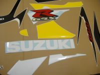 Suzuki GSX-R 600 2002 - Yellow/Black Version - Decalset