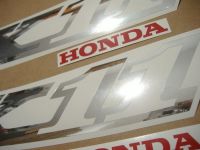 Honda X11 2000 - Schwarze Version - Dekorset