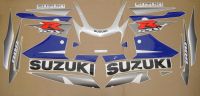 Suzuki GSX-R 600 2002 - Blau/Silber Version - Dekorset