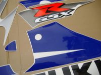 Suzuki GSX-R 600 2002 - Blue/Silver Version - Decalset