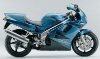 Honda VFR 750 1995 - Green Version - Decalset