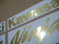 Kawasaki ZX-10R Universal - Brushed Gold - Custom-Decalset