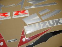 Suzuki GSX-R 600 2003 - Silver/Black Version - Decalset
