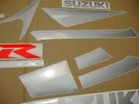 Suzuki GSX-R 600 2003 - Silver/Black Version - Decalset