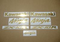 Kawasaki ZX-10R Universal - Chrome-Gold - Custom-Dekorset