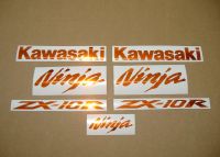 Kawasaki ZX-10R Universal - Chrome-Orange - Custom-Dekorset