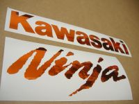 Kawasaki ZX-10R Universal - Chrome-Orange - Custom-Decalset