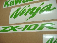 Kawasaki ZX-10R Universal - Lime-Green - Custom-Decalset