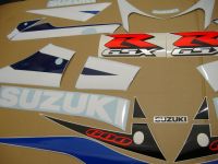 Suzuki GSX-R 600 2003 - Weiß/Blaue Version - Dekorset