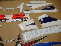 Suzuki GSX-R 600 2003 - White/Blue Version - Decalset