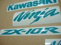 Kawasaki ZX-10R Universal - Opal-Green - Custom-Decalset