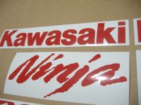 Kawasaki ZX-10R Universal - Rot - Custom-Decalset