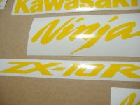 Kawasaki ZX-10R Universal - Yellow - Custom-Decalset