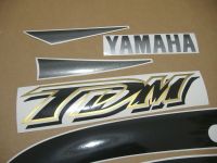 Yamaha TDM 850 4TX 2001 - Schwarze Version - Dekorset