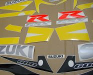 Suzuki GSX-R 600 2003 - Yellow/Black Version - Decalset