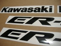 Kawasaki ER-6N 2007 - Silver Version - Decalset