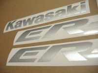 Kawasaki ER-6N 2008 - Blue Version - Decalset