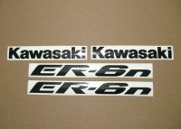 Kawasaki ER-6N 2008 - Green Version - Decalset