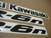 Kawasaki ER-6N 2008 - Green Version - Decalset